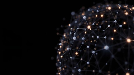 Minimal globe made from luminous nodes connected by thin rods