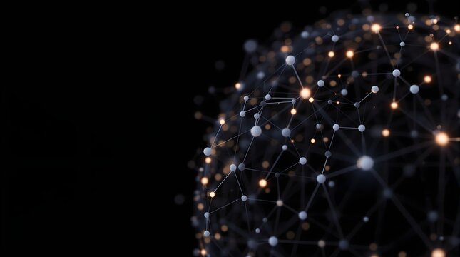 Minimal globe made from luminous nodes connected by thin rods