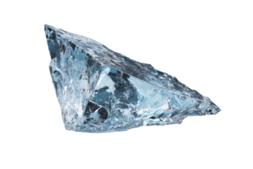Crystaline Elegance: A close-up view reveals a pristine, transparent crystal. Its facets glisten, reflecting light to create a captivating display of natural beauty and geological wonders.
