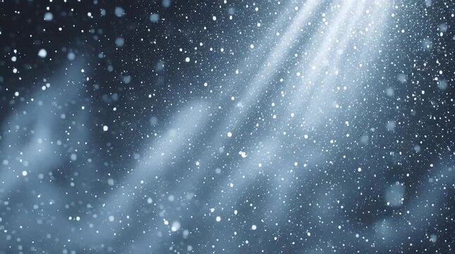 Abstract dark blue night sky galaxy background with rain drops on the window glass