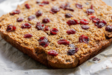 Baked Oat, Orange, and Cranberry Dish – Festive Holiday Breakfast