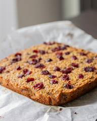 Baked Oat, Orange, and Cranberry Dish – Festive Holiday Breakfast