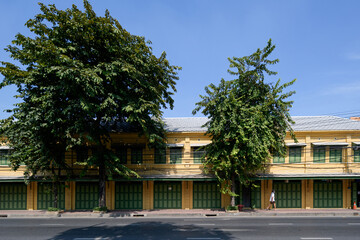 Old buildings preserved in Bangkok, Thailand