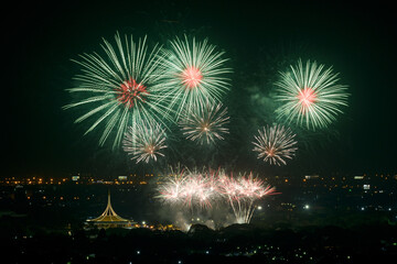 Annual Fireworks Festival at Suan Luang Rama IX Park, Bangkok