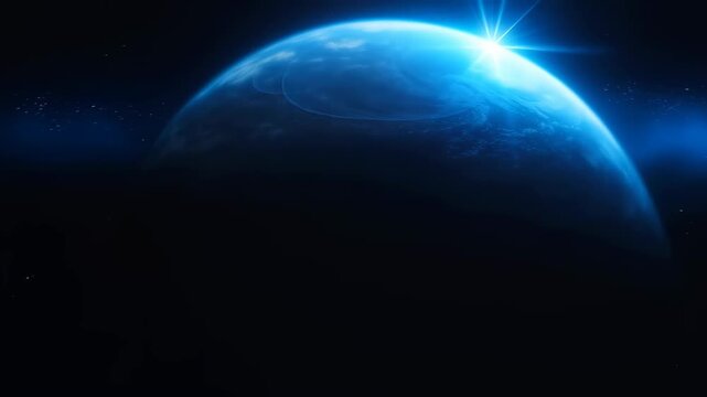A digital representation of Earth with a glowing effect and the Adobe Stock logo prominently displayed.
