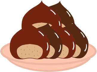 illustration of a piece of bread