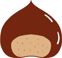 illustration of a slice of Chestnuts 