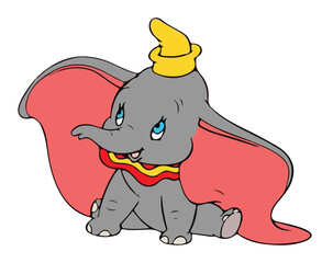 icon logo kid elephant vector design