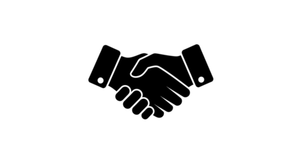 Handshake icon symbolizing business agreement and partnership concept illustrating handshake, agreement, partnership created for business, marketing,