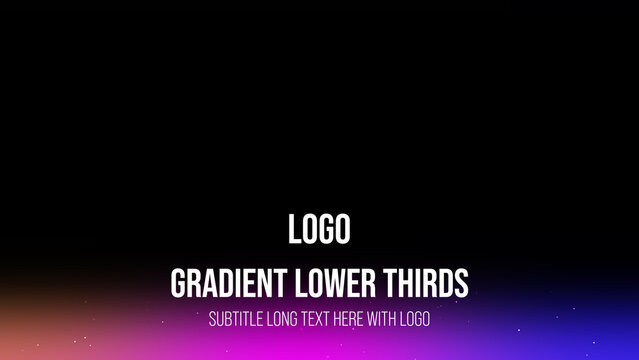 Gradient Lower Thirds 1