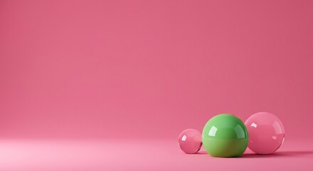 Vibrant combination of soft pink and fresh green hues creating a serene and modern abstract background, perfect for design projects ,pastel ,desktop ,modern