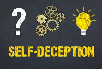 Naklejka premium Self-Deception 