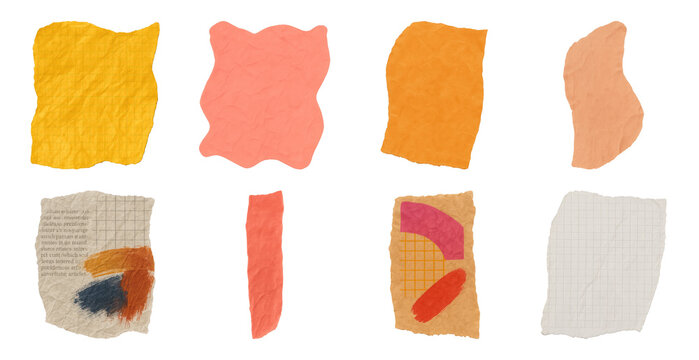 Colorful abstract paper textures