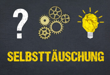 Naklejka premium Selbsttäuschung 