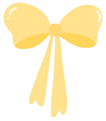 golden ribbon bow
