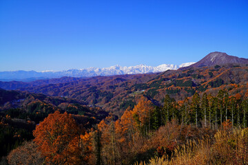 秋の大望峠からの眺め