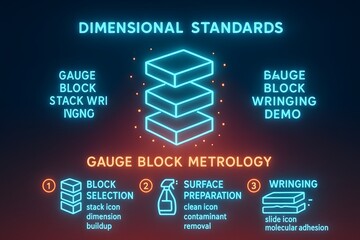 Precision Gauge Block Wringing Technique for Calibration and Metrology