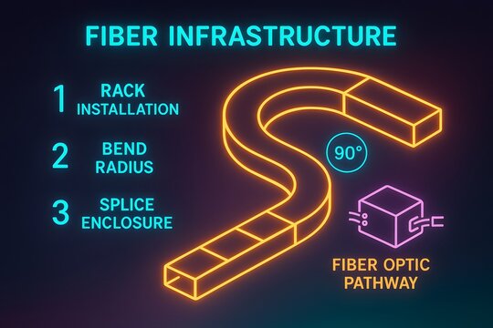 Fiber Optic Cable Pathway and Routing Infrastructure for Telecommunications