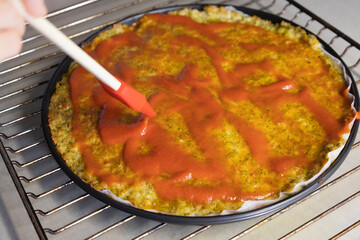 Preparing Broccoli Pizza – Healthy Eating Step by Step