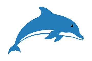 Fototapeta premium A dolphin vector illustration
