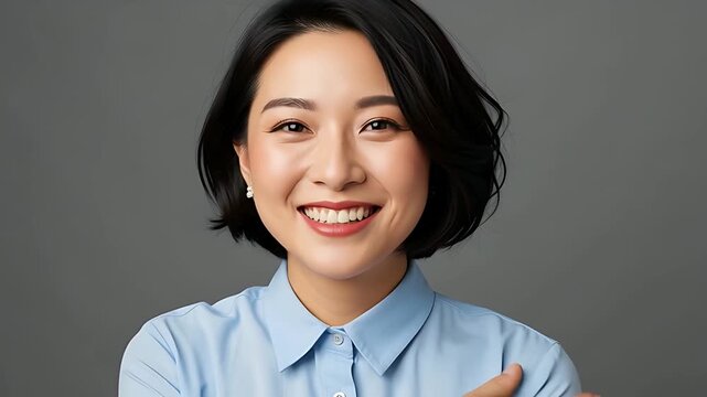 女性 驚き 笑顔 感動 ポーズ 手 ビジネス 嬉しい ワオ 表現 成功 ニュース