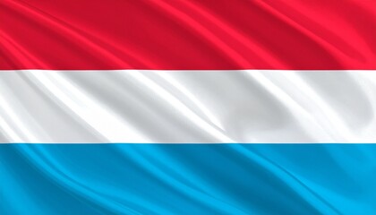Fototapeta premium Flag of Luxembourg