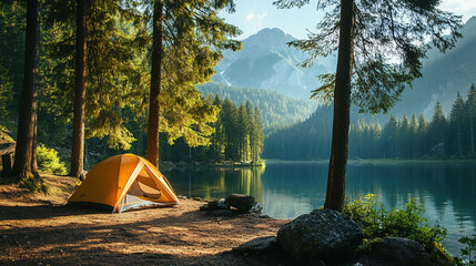 Imagine camping beside the lake in the heart of the forest. What activities and simple joys would make your stay unforgettable?