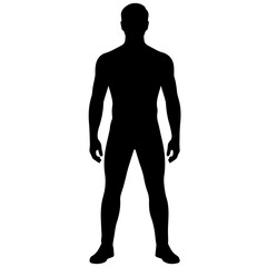 Fototapeta premium silhouette of a man