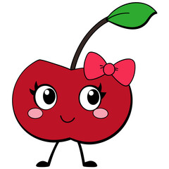 cherry vector illustration