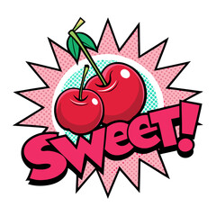 cherry vector illustration