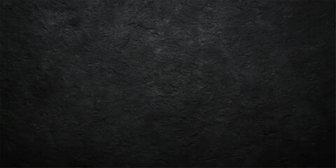 Dark black grunge wall surface texture pattern background