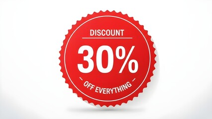 Get amazing deals now with thirty percent discount on everything today
