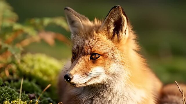 Red Fox Portrait A Glimpse into the Wild.