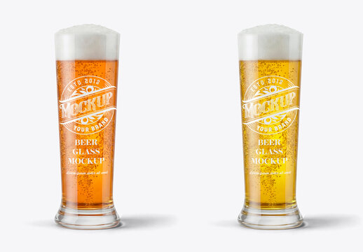 Beer Glass Mockup