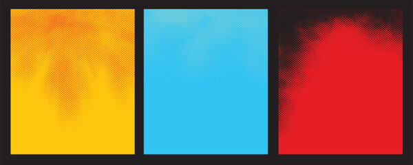 Minimal Halftone Blank Backdrop