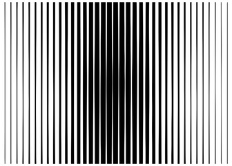 Bold, high-contrast abstract image featuring evenly spaced vertical stripes against a white background. Symmetrical rhythm and visual tension make it ideal for modern design