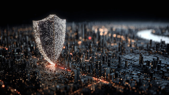 data protection concept . Generative AI