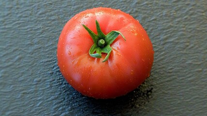 Fresh Organic Tomato, Healthy Vegetable Ingredient, Kitchen Cooking Material, Minimalist Background Still Life, Vegetarian Nutrition Concept