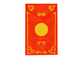 watercolor chinese angpao illustration 