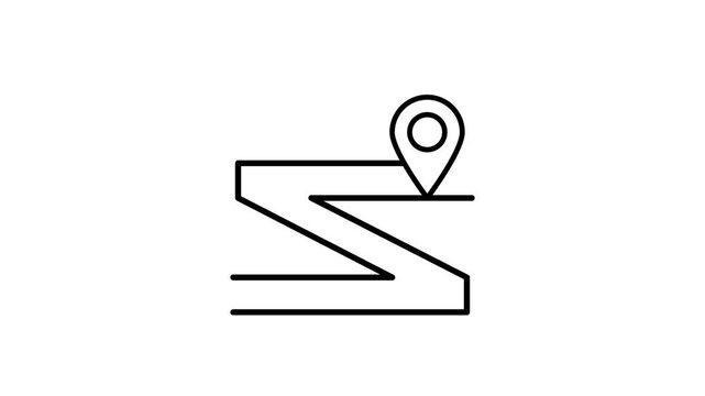  Zoom in icon featuring a magnifying glass over a map, indicating a closer view of a specific location.