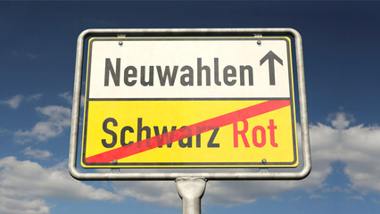 Das Ende der Schwarz-Roten Koalition in Deutschland