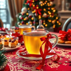 christmas mulled wine and spices