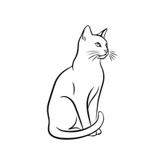 Cute Cat Illustration Design