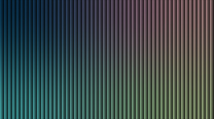Abstract vertical ribbed texture with gradual color transition