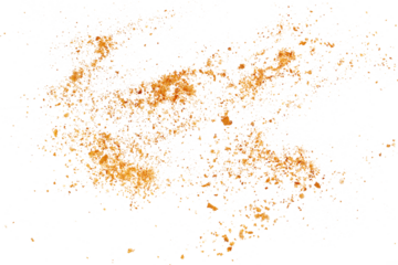 Crumbs rusks with wholewheat flour isolated on white background and texture, scattered