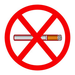 Universal No Smoking Symbol, sign