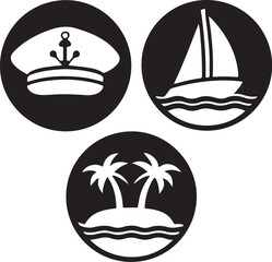 Nautical Icon Collection Design 