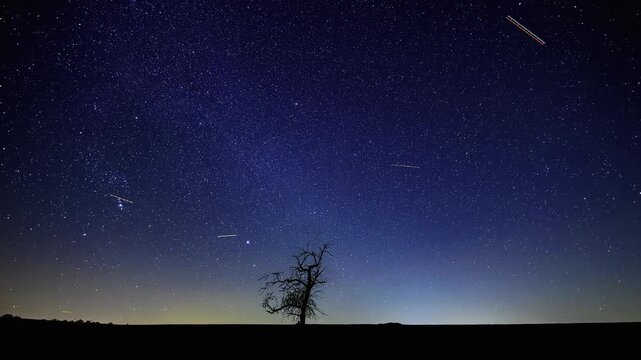 Zeitraffer & Zoom in die Milchstrasse in HDR