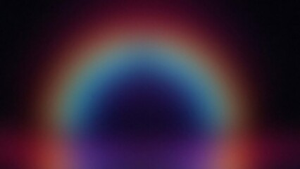 Abstract glowing spectrum of light in a dark background