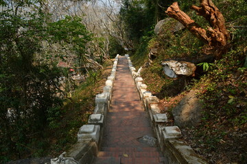 ラオスルアンバパーンのプーシーの丘